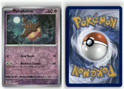 Pumpkaboo 077 Reverse Holo Paradox Rift Pokemon Common Reverse Holo Near Mint - Image 3