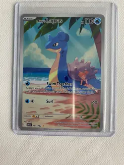 Pokemon TCG Misty's Lapras Destined Rivals 194/182 Major PSA 10 Contender Card - Image 1