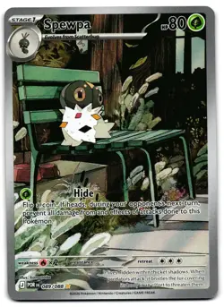 Spewpa 089/088 - 🌊 Perfect Order Illustration Rare Pokemon TCG Holo 🖤 - NM - Image 1