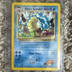 Pokemon TCG Misty's Gyarados Holo Rare Gym Challenge 13/132 Unlimited Edition - Image 1