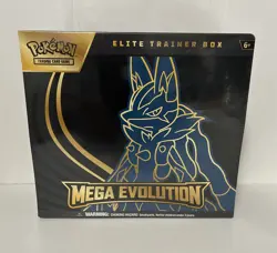 Pokemon TCG Mega Evolution Lucario Elite Trainer Box New Factory Sealed - Image 2