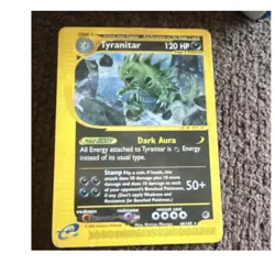 Pokemon TCG Tyranitar 64/165 Expedition Base Set Stage 2 120 HP English 2002 - Image 1
