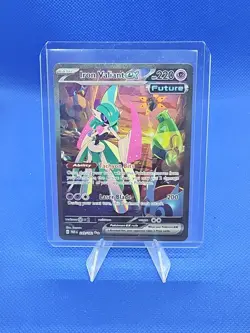 Pokemon TCG Iron Valiant EX Paradox Rift 249/182 Special Illustration Rare - Image 1