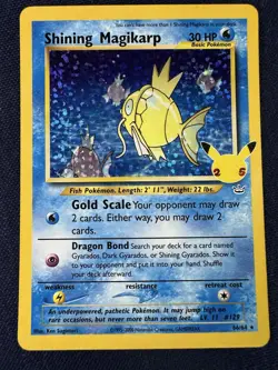 Pokemon TCG Shining Magikarp Celebrations Classic Collection Card 66/64 - Image 3