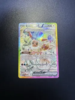 Pokemon Eevee EX TCG Prismatic Evolutions 167/131 NM - Image 1