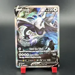2022 Pokemon Sword & Shield Lugia V Silver Tempest 186/195 Alternate Art Ult Rar - Image 1
