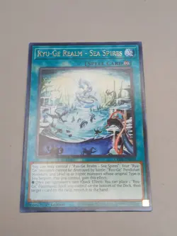 Yugioh! Ryu-Ge Realm - Sea Spires - CRBR-EN038 - Rare - 1st Edition Near Mint - Image 2