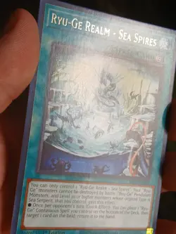 Yugioh! Ryu-Ge Realm - Sea Spires - CRBR-EN038 - Rare - 1st Edition Near Mint - Image 3