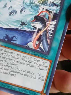 Yugioh! Ryu-Ge Realm - Sea Spires - CRBR-EN038 - Rare - 1st Edition Near Mint - Image 4