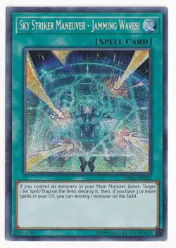 Yugioh! LP Sky Striker Maneuver - Jamming Waves! - DASA-EN032 - Secret Rare - Un - Image 1