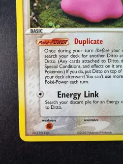 2005 Pokemon Ditto EX Delta Species 35/113 Non-holo Regular - Image 4