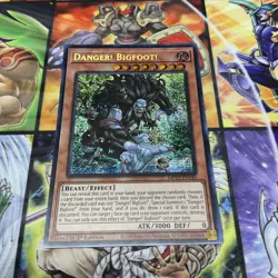 (M/NM) Danger! Bigfoot! MP25-EN140 Prismatic Secret Rare 1st Edition Yugioh - Image 1