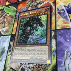 (M/NM) Danger! Bigfoot! MP25-EN140 Prismatic Secret Rare 1st Edition Yugioh - Image 2