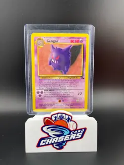 Pokemon TCG Gengar Fossil Rare Unlimited Regular 20/62 LP-MP - Image 1