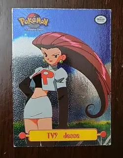 HP! TV9 Jesse Topps Series 1 - Textured HOLO FOIL Black Logo Pokemon TCG - Image 1