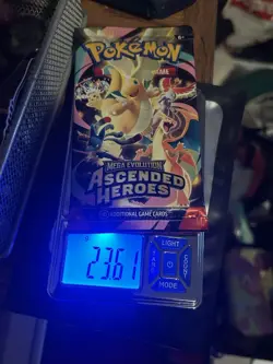 HEAVY! GOD PACKUU SIRUU 23.61g 👀 Ascended Heroes Pokemon TCG Booster (SEALED) - Image 1