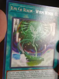 Yugioh - Ryu-Ge Realm - Wyrm Winds (Rare) (1st Edition) - CRBR-EN039 - Image 3
