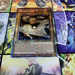 1(M/NM) - Retaliating C - MP25-EN027 - Starlight Rare - 1st Edition Yugioh - Image 1