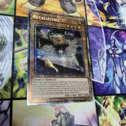 1(M/NM) - Retaliating C - MP25-EN027 - Starlight Rare - 1st Edition Yugioh - Image 3