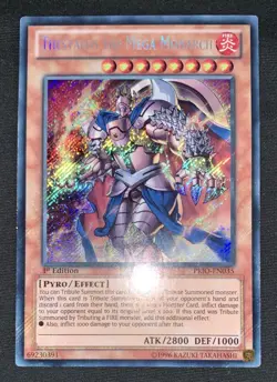 Yugioh Thestalos the Mega Monarch PRIO-EN035 Secret Rare 1st Ed LP w/Tracking - Image 3