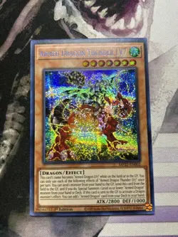 🔥Yugioh MP22-EN002 Armed Dragon Thunder LV7 PRISMATIC SECRET RARE 1ST EDITION - Image 1