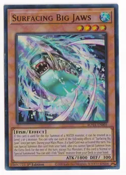 Yugioh Surfacing Big Jaws ROTA-EN001 Ultra Rare 1st Ed LP - Image 1
