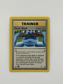 Pokemon TCG Focus Band 86/111 1st Edition Neo Genesis Rare Card - NM - Image 1