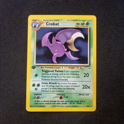 Crobat 4/64 Neo Revelation 1st Edition Holo Rare Pokemon TCG NM - Image 1