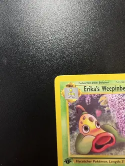 Erika's Weepinbell 48/132 Uncommon Gym Heroes Pokemon 1st Edition MP - Image 3