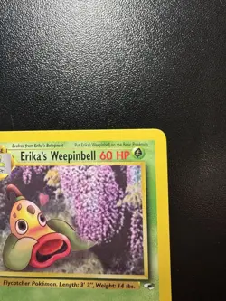 Erika's Weepinbell 48/132 Uncommon Gym Heroes Pokemon 1st Edition MP - Image 4