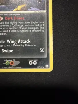 Dark Dragonite 15/109 Rare Team Rocket Returns Pokemon - Image 4