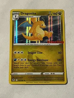 Pokemon Dragonite Silver Tempest 131/195 Holo Rare GameStop Exclusive TCG - Image 1