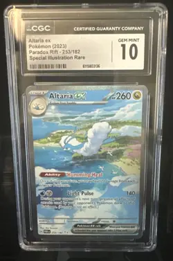Pokemon TCG Altaria ex 253/182 S&V Paradox Rift SIR CGC 10 Gem Mint. - Image 1