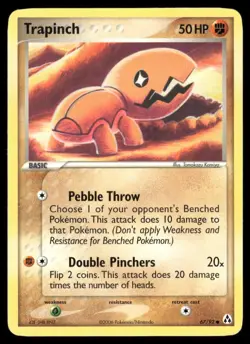 TRAPINCH 67/92 COMMON LEGEND MAKER POKEMON LP - Image 2