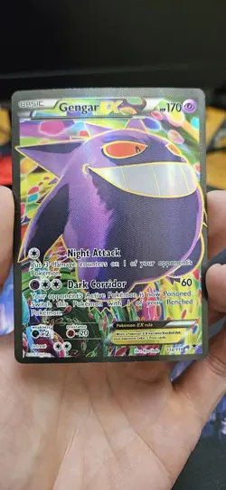 Pokemon TCG Gengar EX Phantom Forces 2014 114/119 Beautiful Binder Copy 🤩 - Image 1