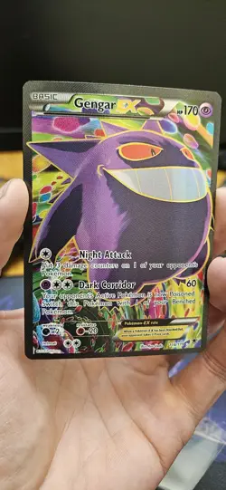 Pokemon TCG Gengar EX Phantom Forces 2014 114/119 Beautiful Binder Copy 🤩 - Image 2