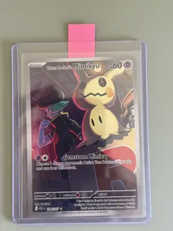 Pokemon Ascended Heroes Team Rocket’s Mimikyu 238/217 Illustration Rare IR MINT - Image 3