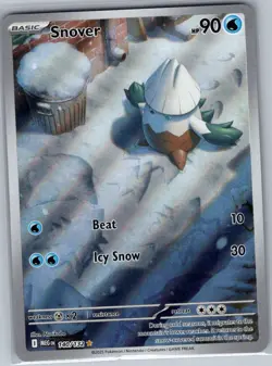 Snover 140/132 ME01: Mega Evolution - Pokemon Card - NM - Image 1