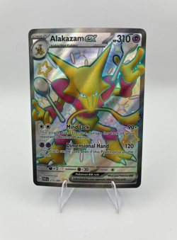 Alakazam EX, Pokemon Near Mint, Paldean Fates, Shiny Ultra Rare, 215/91 - Image 1