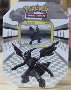 Pokemon New Legends Tin ZEKROM *Factory Sealed* NEW 820650801488 - Image 1