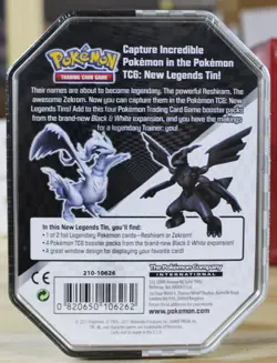 Pokemon New Legends Tin ZEKROM *Factory Sealed* NEW 820650801488 - Image 2
