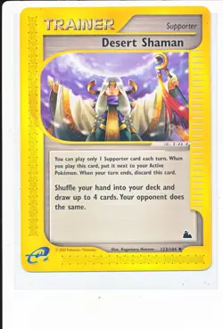 Pokemon Desert Shaman 123/144 Skyridge e-card Regular Non Holo - HP - Image 1