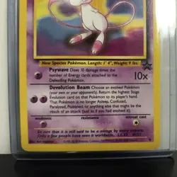 Pokemon Card - Mew #8 WoTC Black Star Promo - Image 3