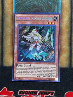 Yugioh Subterror Nemesis Archer INOV-EN082 Secret Rare LP - Image 1