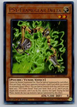 PSY-FRAMEGEAR DELTA (ULTIMATE RARE) RA05-EN007 RARITY COLLECTION 5 YU-GI-OH NM/M - Image 1