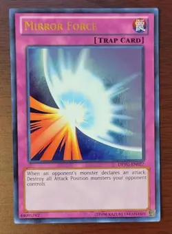 YuGiOh Mirror Force DPYG-EN027 Ultra Rare Unlimited Edition - Image 1