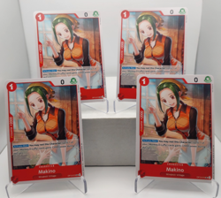Makino Playset - OP13-015 x4 - Carrying On His Will - One Piece TCG - English - Image 1