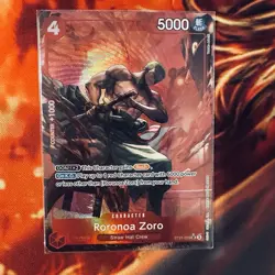 One Piece CCG Roronoa Zoro ST21-015 Starter Deck EX: Gear 5 Alt Art English NM - Image 1