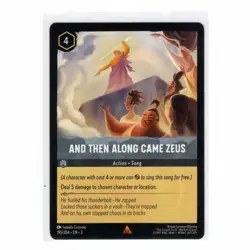 And Then Along Came Zeus Disney Lorcana Into The Inklands 195/204 - Image 1