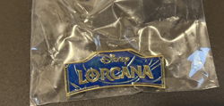 Official Disney Lorcana logo pin The First Chapter Lorcana League - Blue Promo - Image 2